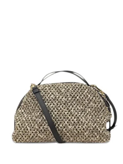 Borbonese Small Bowler Shoulder Bag In Multi