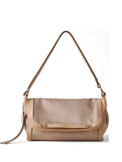 Borbonese Small Frame Shoulder Bag In Neutral