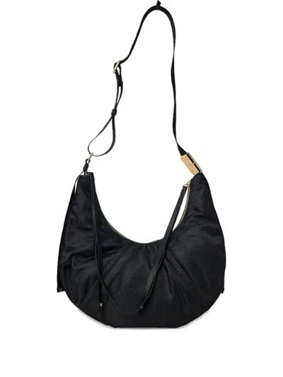Borbonese Small Hobo Bag In Gray