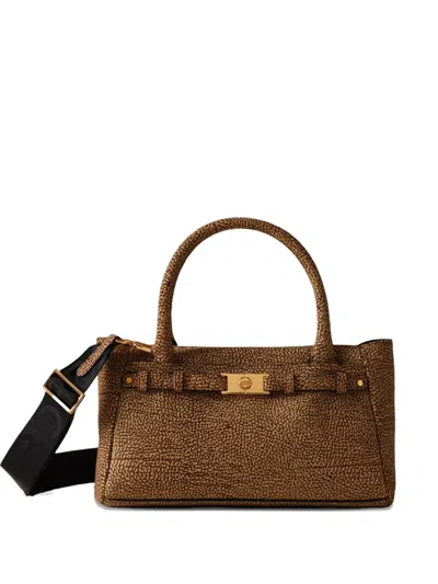 Borbonese Kleine Torinese Tote Bag In Brown
