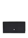 Borbonese Textured Leather Wallet In Black