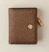 Borbonese Leather Wallet In Brown