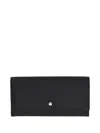 Borbonese Textured Leather Wallet In Black