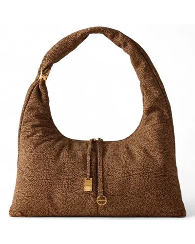 Borbonese Women's Natural Hobo Op Bag - 910125-684-306 In Brown