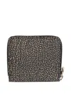 Borbonese Zip-around Wallet In Black