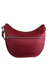 Borbonese Zip-detail Shoulder Bag In Red