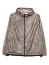 Borbonese Zip-front Jacket In Gold