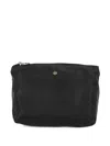 Borbonese Zip-top Make Up Bag In Black