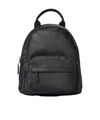 Borbonese Zippered Backpack In Black