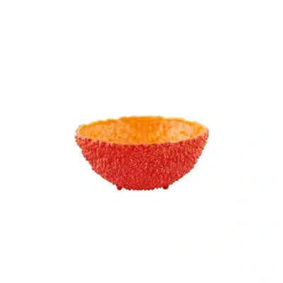 Bordallo Pinheiro Amazōnia 85 Fl Oz. Salad Bowl In Yellow;orange