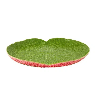 Bordallo Pinheiro Amazōnia Centrepiece Platter In Green;red