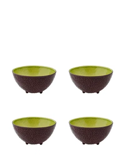 Bordallo Pinheiro Avocado Bowl Set In Purple