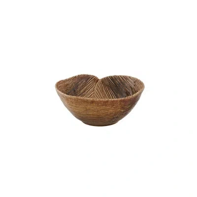 Bordallo Pinheiro Banana Madeira 61 Fl Oz. Salad Bowl In Brown