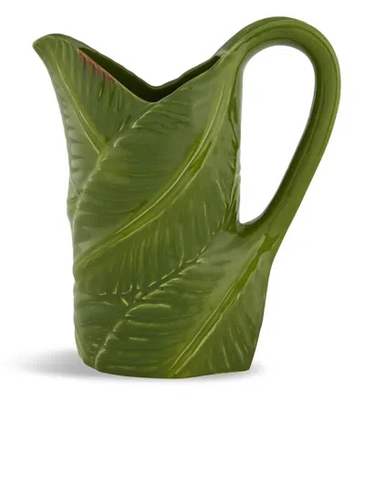 Bordallo Pinheiro Banana Madeira Pitcher In Green