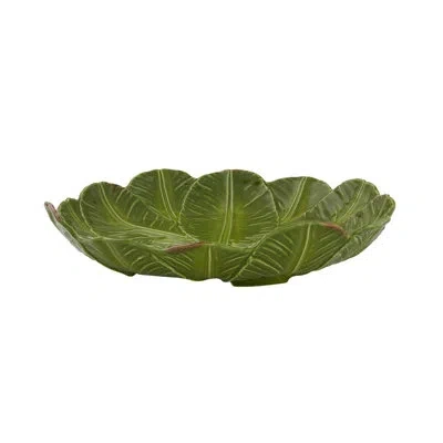 Bordallo Pinheiro Banana Madeira Platter In Green