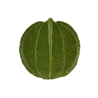 Bordallo Pinheiro Banana Madeira Platter In Green