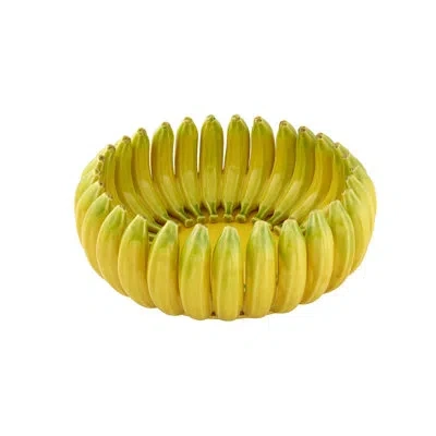 Bordallo Pinheiro Banana Madeira Platter In Yellow