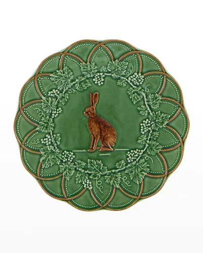 Bordallo Pinheiro Boar Woods Snack Plate In Green