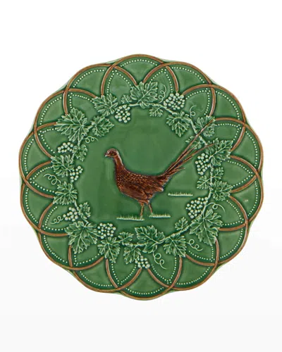 Bordallo Pinheiro Boar Woods Snack Plate In Green