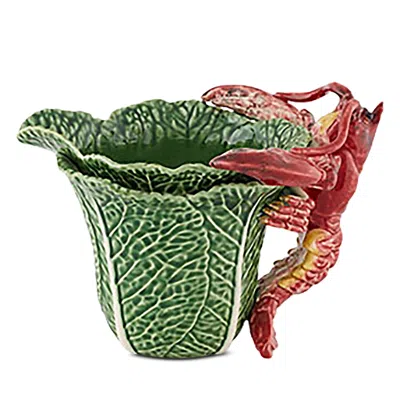 BORDALLO PINHEIRO BORDALLO PINHERO CABBAGE WITH LOBSTERS PITCHER