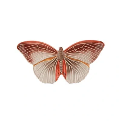 Bordallo Pinheiro Butterfly Wall Décor In Brown;beige,pink
