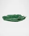 Bordallo Pinheiro Cabbage Platter With Bowl In Green