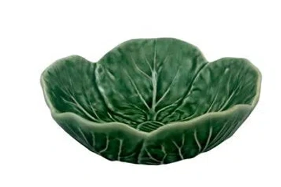 Bordallo Pinheiro Cabbage Cereal Bowl In Green