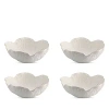 Bordallo Pinheiro Cabbage 17 Oz. Cereal Bowls, Beige - Set Of 4 In White