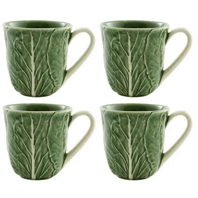 Bordallo Pinheiro Cabbage Coffee Mug In Green