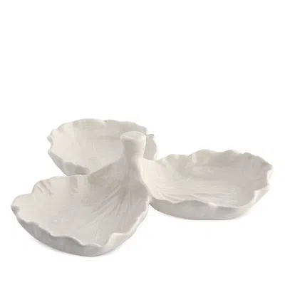 Bordallo Pinheiro Cabbage Earthenware Beige Olive Dish In Multi
