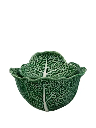 Bordallo Pinheiro Cabbage Leaf Bowl In Green