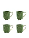 Bordallo Pinheiro Cabbage Mug Set In Green
