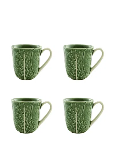 Bordallo Pinheiro Cabbage Mug Set In Green