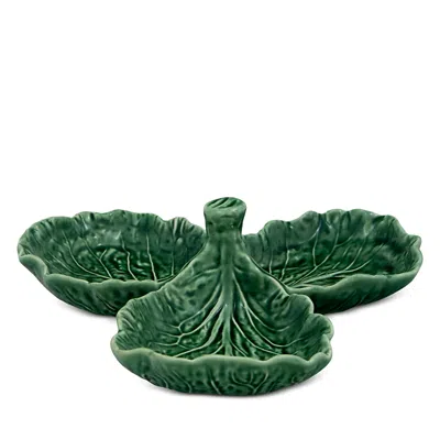 Bordallo Pinheiro Cabbage Olive Dish In Green