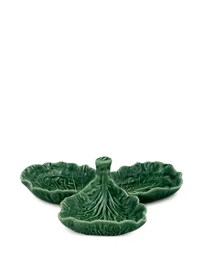 Bordallo Pinheiro Cabbage Olive Dish In Grün
