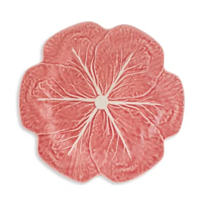 Bordallo Pinheiro Cabbage Pink Dinner Plate, Set Of 4