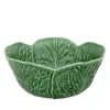 Bordallo Pinheiro Cabbage Salad Bowl In Green