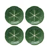 Bordallo Pinheiro Cabbage Salad Plates, Set Of 4 In Green