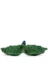 Bordallo Pinheiro Cinerária Double Leaf Bowl In Grün