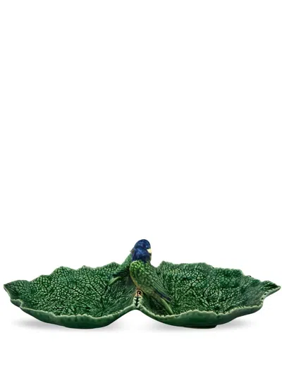 Bordallo Pinheiro Cinerária Double Leaf Bowl In Grün