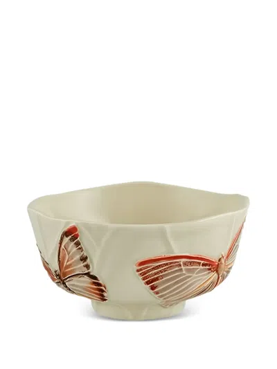 Bordallo Pinheiro Cloudy Butterflies Bowl In Neutral