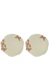 Bordallo Pinheiro Cloudy Butterflies Charger Plate (set Of Two) In Neutrals