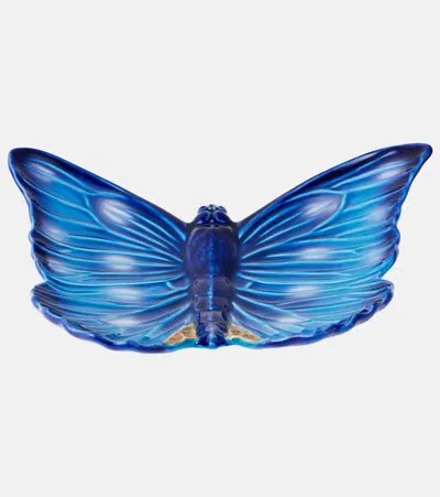 Bordallo Pinheiro Cloudy Butterflies Tray By Claudia Schiffer