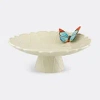 Bordallo Pinheiro Vista Alegre Cloudy Butterflies By Claudia Schiffer Cake Plate 15 In Multicolour