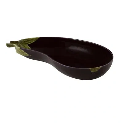 Bordallo Pinheiro Eggplant Salad Bowl In Purple