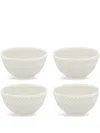 Bordallo Pinheiro Fantasia Ceramic Bowl (set Of Four) In Neutrals
