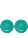 Bordallo Pinheiro Fantasia Charger Plate (set Of Two) In Blue