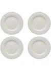 Bordallo Pinheiro Fantasia Dinner Plates (set Of Four) In Neutrals