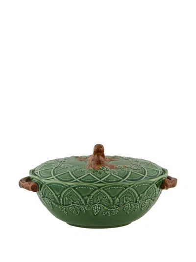 Bordallo Pinheiro Forest Deer Serving Bowl In Green