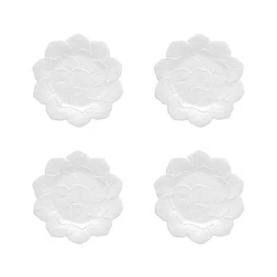 Bordallo Pinheiro Geranium 10.83" Dinner Plate In White